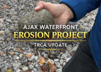 ajax waterfront erosion project trca update