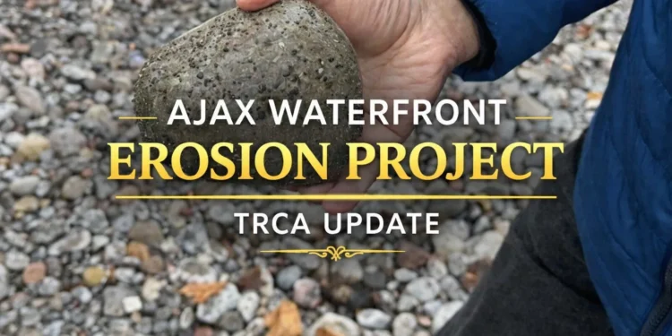 ajax waterfront erosion project trca update