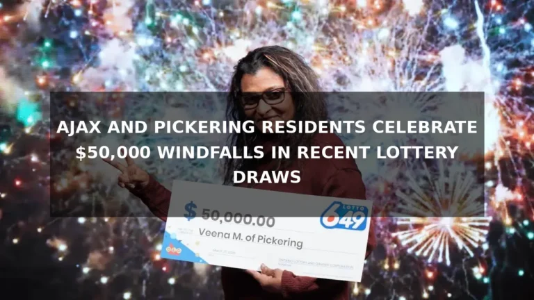 ajax and pickering residents celebrate