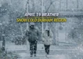 april 19 weather snow cold durham region