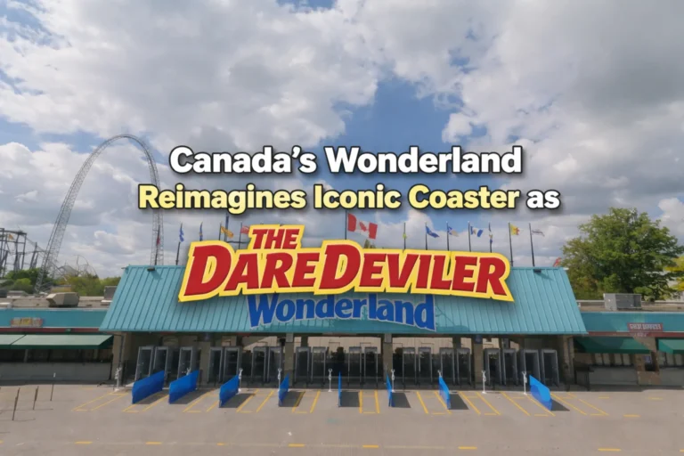 canada’s wonderland reimagines iconic coaster as the daredeviler