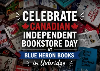 celebrate canadian independent bookstore day at blue heron books in uxbridge