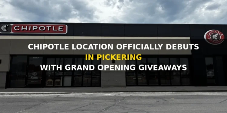 Chipotle Location Officially Debuts in Pickering with Grand Opening Giveaways chipotle location officially debuts in pickering