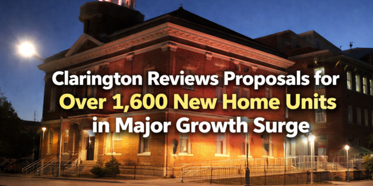 Clarington Reviews Proposals for Over 1,600 New Home Units in Major Growth Surge clarington reviews proposals for over 1,600