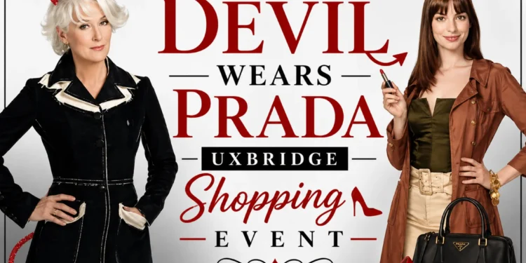 devil wears prada uxbridge shopping event