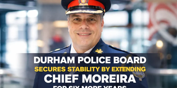 Durham Police Board Secures Stability by Extending Chief Moreira for Six More Years durham police board secures stability by extending