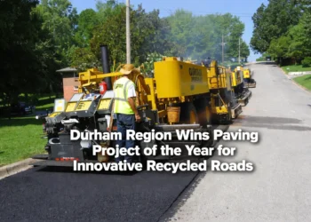 durham region wins paving project of the year
