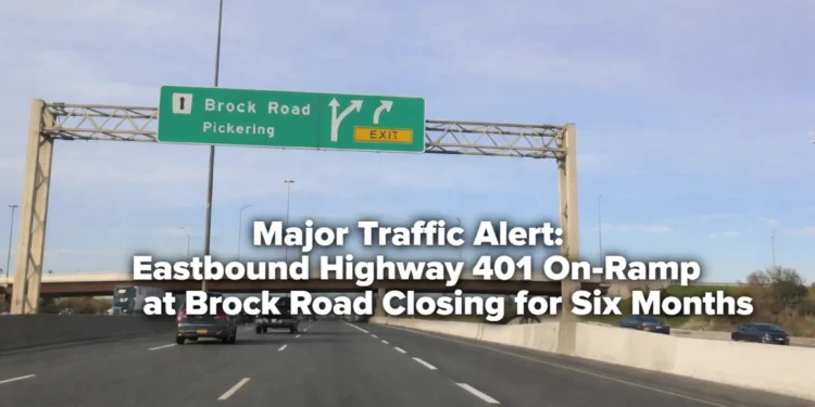 eastbound highway 401 on ramp