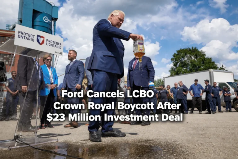 ford cancels lcbo crown royal boycott after $23 million investment deal