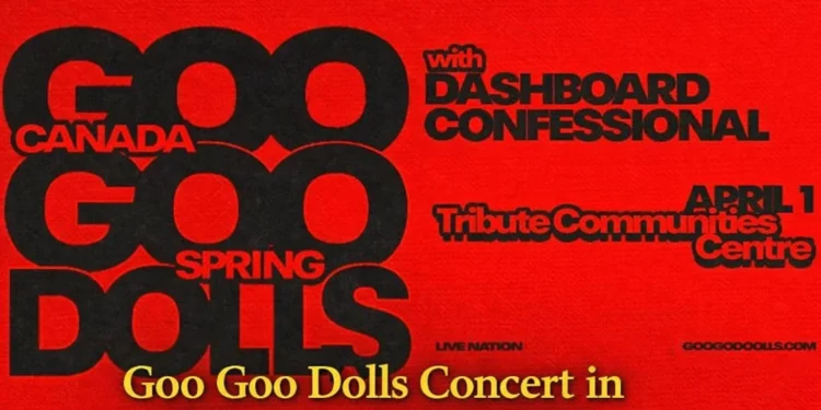 goo goo dolls concert in oshawa april 1, 2026