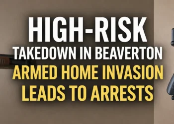 high risk takedown in beaverton armed home invasion leads to arrests