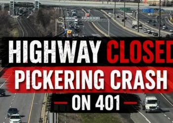 highway closed pickering crash on 401