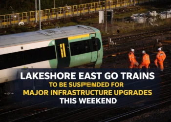 lakeshore east go trains