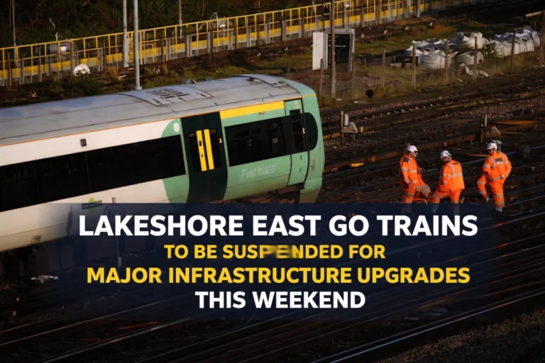 lakeshore east go trains