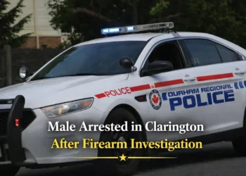 male arrested in clarington after firearm investigation