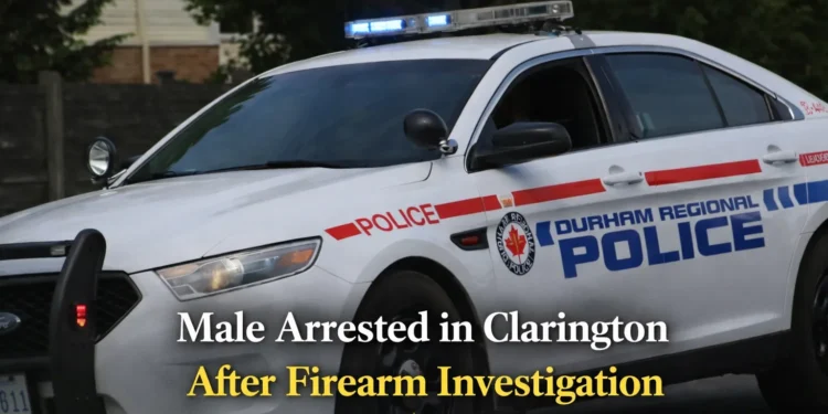 Male Arrested After Firearm Investigation in Courtice male arrested in clarington after firearm investigation