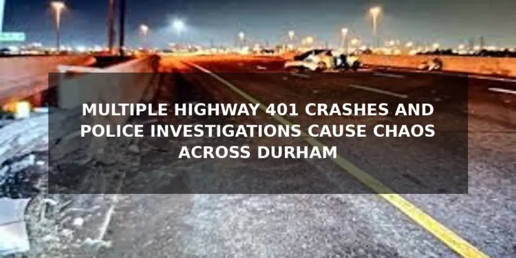 multiple highway 401 crashes