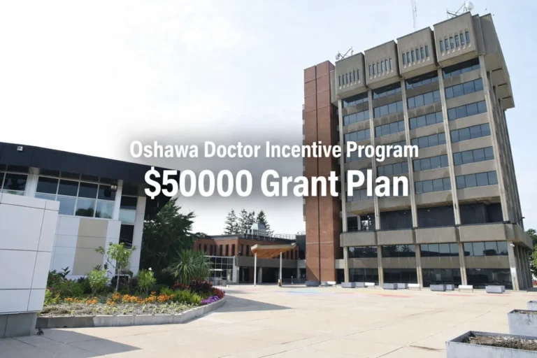oshawa doctor incentive program $50000 grant plan