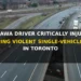 oshawa driver critically injured following violent single