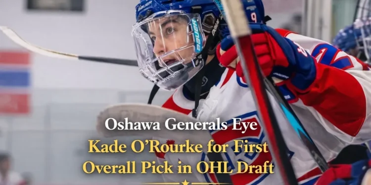 oshawa generals eye kade o’rourke for first overall pick in ohl draft