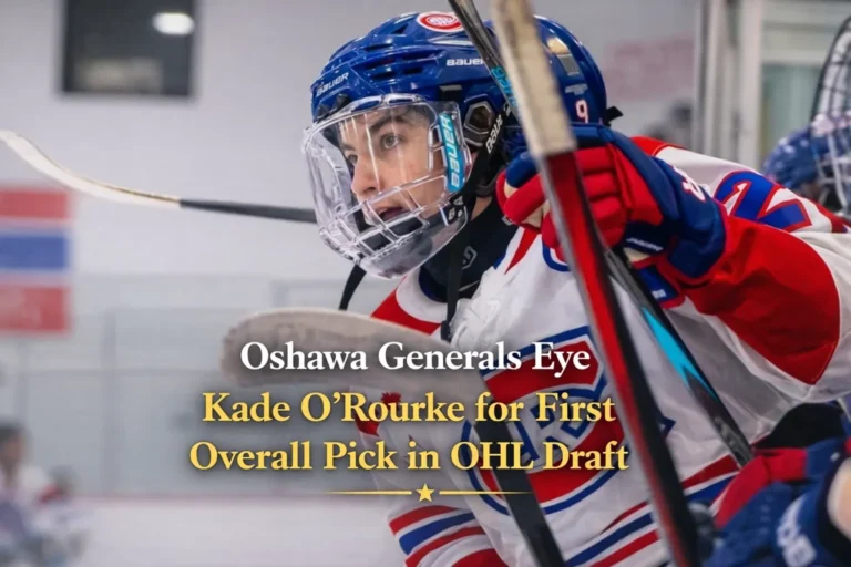 oshawa generals eye kade o’rourke for first overall pick in ohl draft