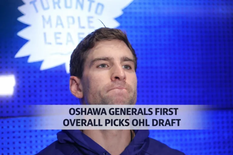 oshawa generals first overall picks ohl draft