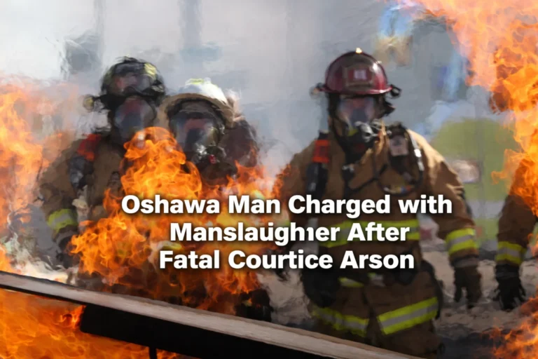 oshawa man charged with manslaughter