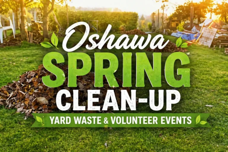 oshawa spring clean up yard waste & volunteer events