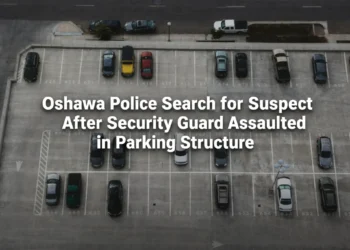 Oshawa Police Search for Suspect After Security Guard Assaulted in Parking Structure oshawa police Search for Suspected