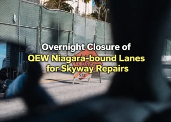 overnight closure of qew niagara bound lanes for skyway repairs