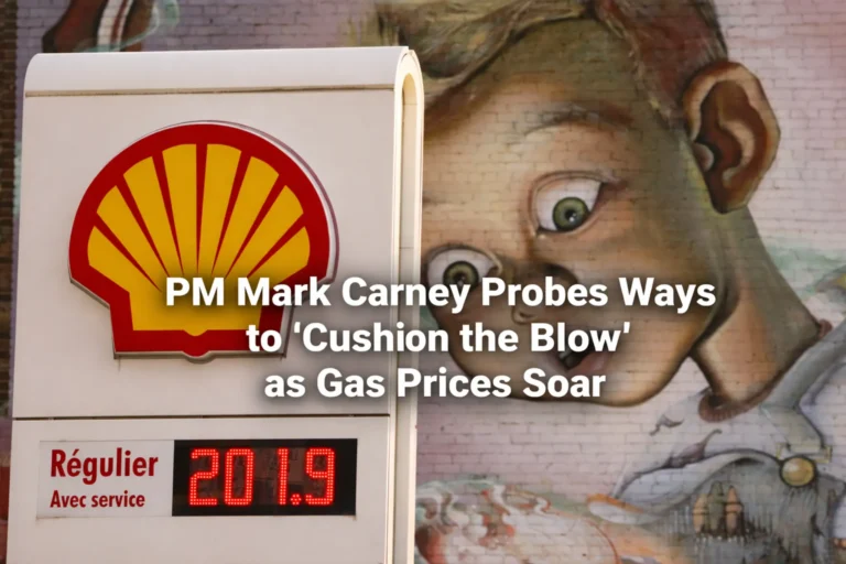 pm mark carney probes ways to ‘cushion the blow’ as gas prices soar