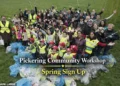 pickering community litter cleanup spring sign up