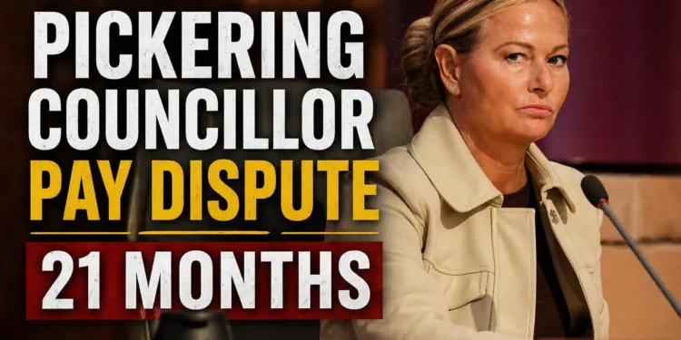 pickering councillor pay dispute 21 months