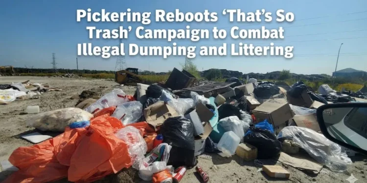 Pickering Reboots 'That’s So Trash' Campaign to Combat Illegal Dumping and Littering pickering trash