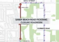 sandy beach road pickering closure roadwork