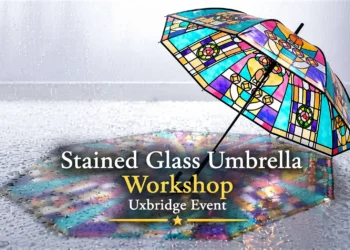 stained glass umbrella workshop uxbridge event