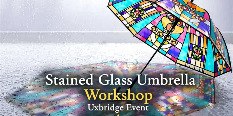 stained glass umbrella workshop uxbridge event
