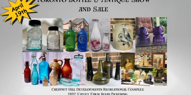 toronto bottle antique show pickering 2026