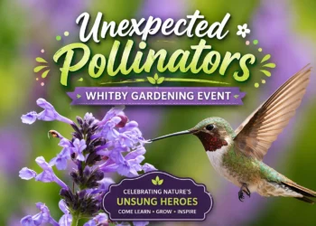 unexpected pollinators whitby gardening event