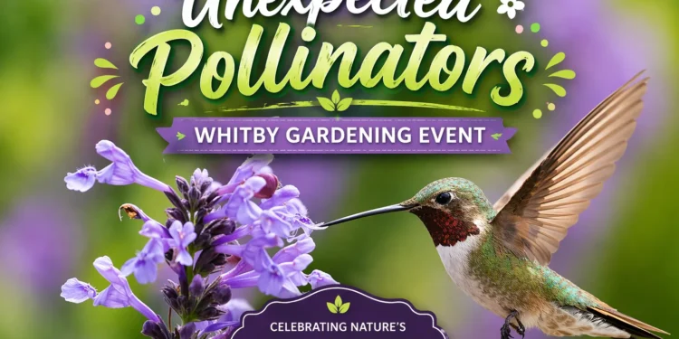 unexpected pollinators whitby gardening event