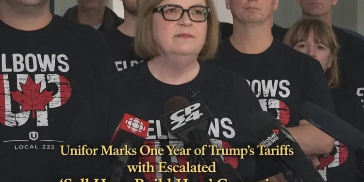 unifor marks one year of trump’s tariffs with escalated ‘sell here, build here’ campaign