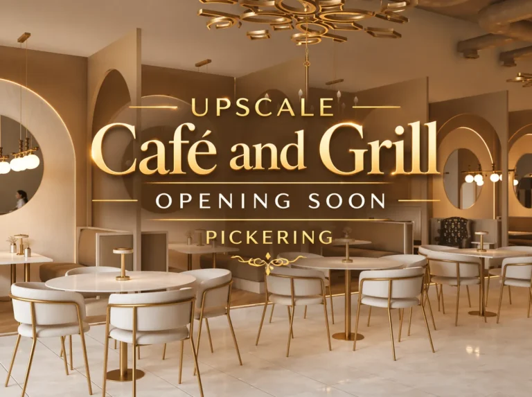 upscale café and grill opening soon pickering