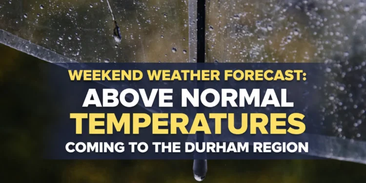 weekend weather forecast