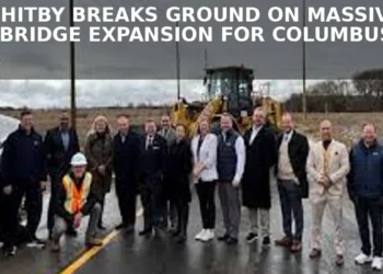 whitby breaks ground on massive three bridge
