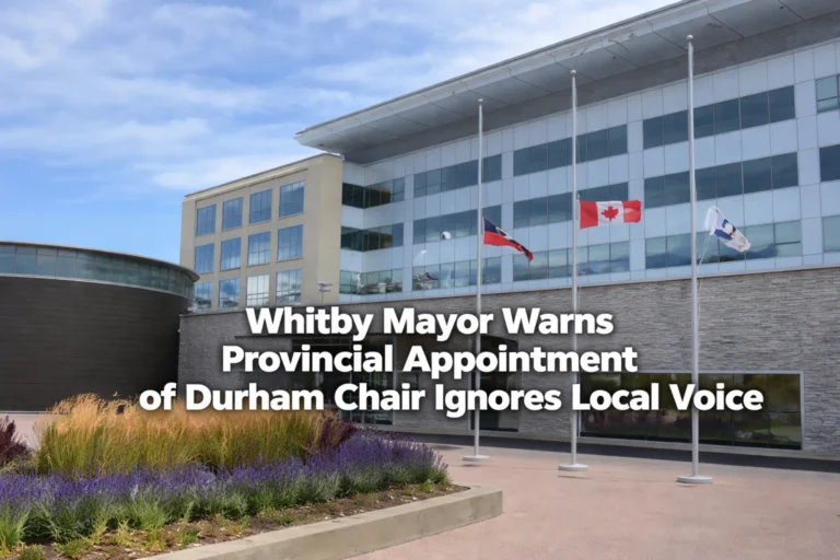 whitby mayor warns provincial appointment