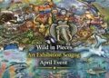 Wild in Pieces Art Exhibition Scugog Showcases Creative Collage Creatures wild in pieces art exhibition scugog april event