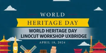 world heritage day linocut workshop uxbridge