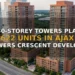 Ajax 30 Storey Twin Towers Development: 622-Unit Proposal at Blowers Crescent
