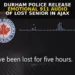 Durham Police Release Emotional 911 Audio of Lost Senior in Ajax ajax 911 audio