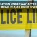 Investigation Underway After Person Found Dead in Ajax Home Overnight ajax investigation top